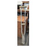 Pair Crutches Aluminum Adjustable