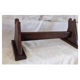 Solid Walnut & Leather Rifle Rack