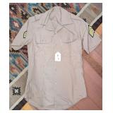 US Army Vietnam Era Tan Shirt