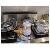 Lot Pots, Pans, Bakeware Small Appliance, Misc.