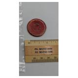 Antique Bone Poker Chip