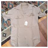 US Army Vietnam Era Tan Shirt
