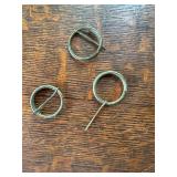 3 Pc. Set WW2 Grenade Pull Rings