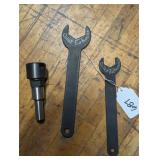 1/2 Shank Router Bit Ext. w/ Collets & Wrenches