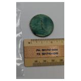Antique Bone Poker Chip