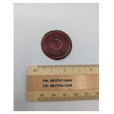 Antique Bone Poker Chip