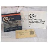 Vintage Original Paperwork Colt MK IV/SERIES 80