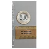 Antique Mother of Pearl (MOP) Poker Chip