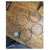 5 Pc. 4" Wire Style Hose Clamps