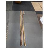 3 Pc. Vintage Walking Sticks