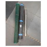3 Pc. Lot Assorted Screening Material