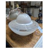 Mid Century Glass Kitchen Globe