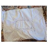 3 Pc. Vintage Lace & Cloth Pillow Shams