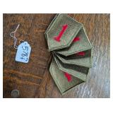 6 Pc. Vietnam Era 1st Infantry Division Patches