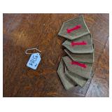 6 Pc. Vietnam Era 1st Infantry Division Patches
