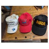 3 Pc. Political Based Caps