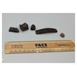 5 Pc. Somme Battlefield Pick Up Frag and Shrapnel