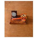 Hand Made Souvenir Hand Cart w/ Costa Rica Coin