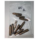 10 Pc. WW2 Orig. M1 Carbine 30 Cal. Ammo