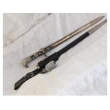 German WW2 Pollice Dagger w/ Matching Scabbard