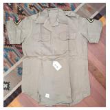 US Army Vietnam Era Tan Shirt