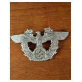 WW2 German Police Shako Hat Badge