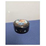 Vintage Russian Porcelain Music Trinket Box