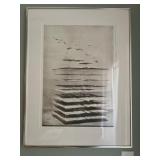 Framed "Book" Artist Proof Ink  Signed RJ Harter