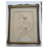 Framed Mother & Child Picasso Print/Poster