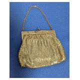 Vintage Whiting Davis Gold Mesh Evening Bag