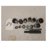 15 Pc. 3/8 Driver Inverted Torque Sockets
