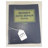 Motor's Auto Repair Manual 1959 22nd Edition