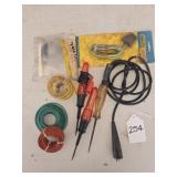 Misc 12 Volt Testers & Wiring + Snap On Test Light