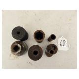 6 Pc. Misc. 1/2 & 3/4 Drive Sockets