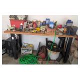 Gladiator Bench Wood Top w/ Metal Legs