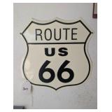 Route 66 Metal Sign