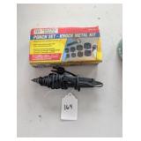 Mechancal Knock Out Set & Electric Engraver