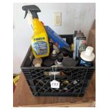 Crate Misc. Chemical Aersols, Paints, Cleaners