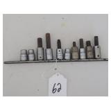10 Pc. 3/8 Drive Allen Sockets Craftsman