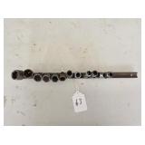 12 Pc. 3/8 Drive Metric Swivel Sockets & Misc.