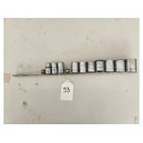 10 Pc. Craftsman 1/2' Drive Sockets