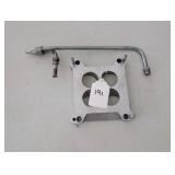 4 Barrel Carburator Adapter & Fuel Line Inlet