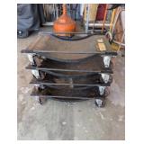 4 Pc. Set Car Dollies 1000 lb. Capacity
