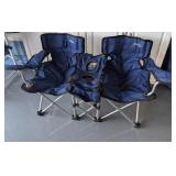 Child's Double Folding Chair w/ Cup Holder