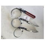 3 Pc. Oil Filter Wrenches