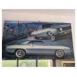 Unframed Art on Board Camaro