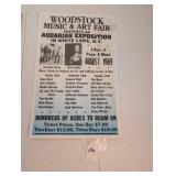Woodstock Music Art Fair Reproduction Poster