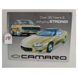 Camaro Metal Sign
