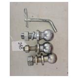 Trailer Hitch Balls 1 7/8 & (2) 2' Plus