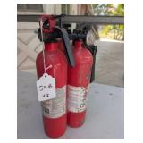 3 Pc. Fire Extinguishers